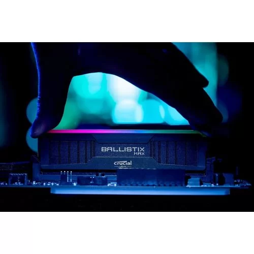 זיכרון לנייח DRAM Intel Ballistix MAX RGB BLM2K8G40C18U4BL KIT 16GB (2X8GB) DDR4 DIMM 4000MHz