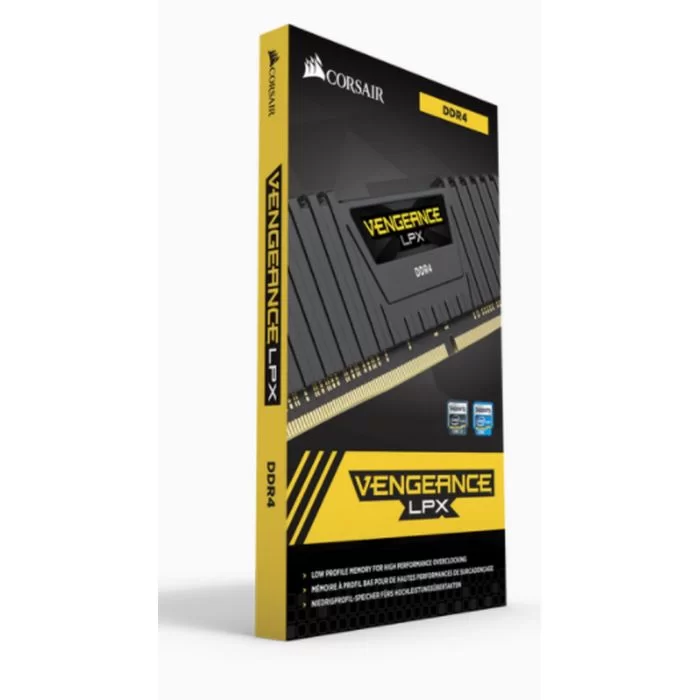 Desktop Memory DRAM Corsair VENGEANCE LPX CMK16GX4M2B3200C16 KIT 16GB (2X8GB) DDR4 DIMM 3200MHz CL16 Color:black