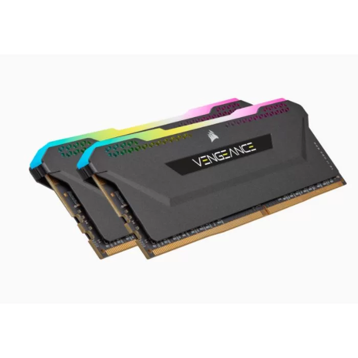 Оперативная память DRAM Corsair VENGEANCE RGB PRO SL CMH32GX4M2Z3600C18 KIT 32GB (2x16GB) DDR4 3600MHz CL18 Цвет:чёрный