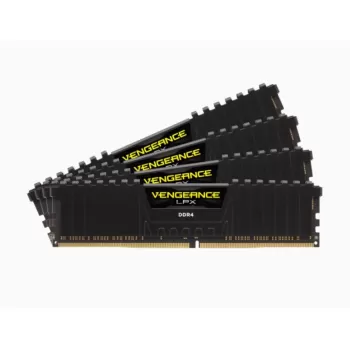 זיכרון לנייח DRAM Corsair VENGEANCE LPX CMK32GX4M4E3200C16 KIT 32GB (4X8GB) DDR4 3200MHz 16-20-20-38 צבע שחור