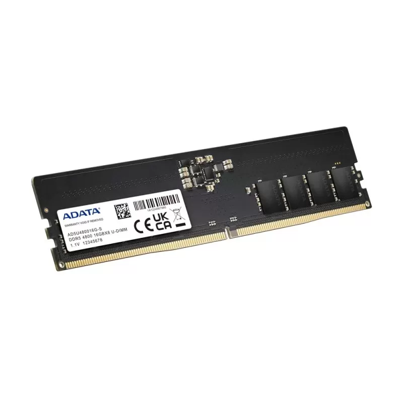 Desktop Memory DRAM Adata AD5U48008G-S 8GB DDR5 DIMM 4800MHz Color:black