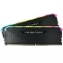 זיכרון לנייח DRAM Corsair VENGEANCE RGB RS CMG32GX4M2E3200C16 KIT 32GB (2x16GB) DDR4 DIMM 3200MHz 16-20-20-38 צבע שחור