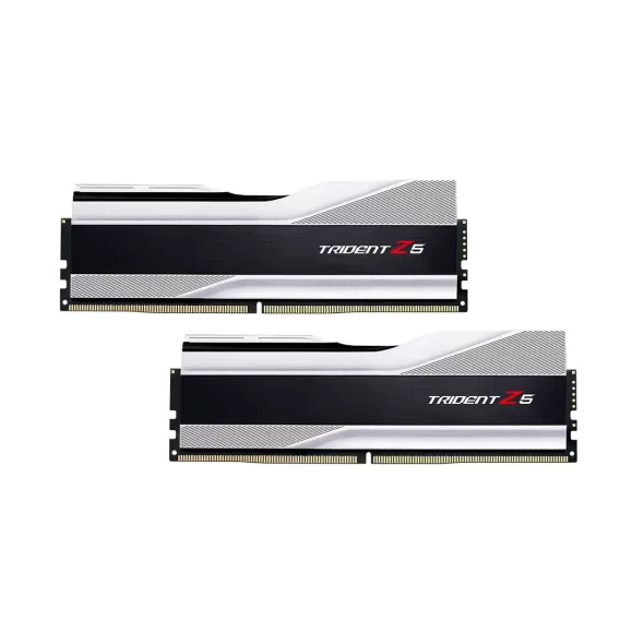 Desktop Memory DRAM G.Skill Trident Z5 F5-6000U3636E16GX2-TZ5S KIT 32GB (2x16GB) DDR5 DIMM 6000MHz CL36-36-36-76 Color:silver