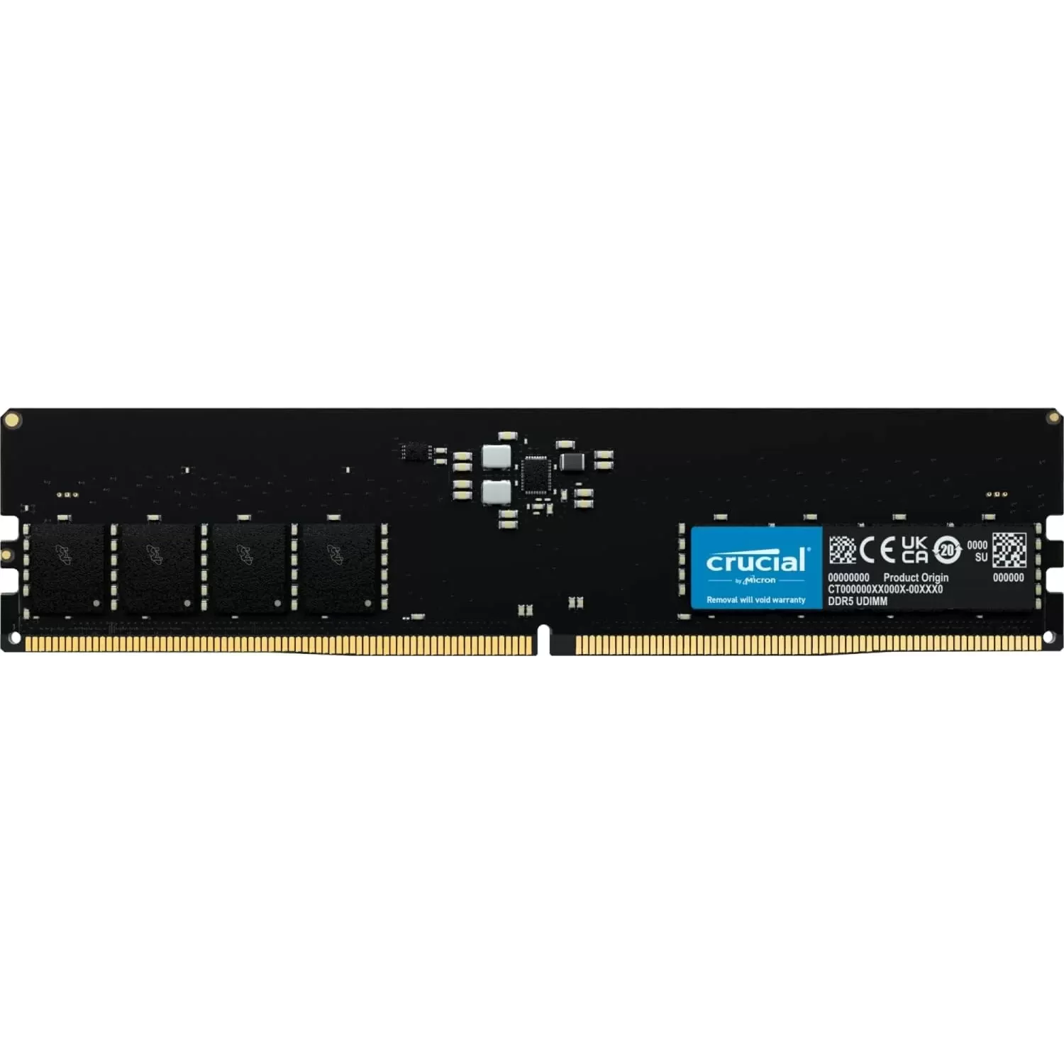 Оперативная память DRAM Crucial CT16G56C46U5 16GB DDR5 DIMM 5600MHz Цвет:чёрный