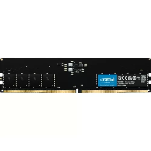 Оперативная память DRAM Crucial CT16G56C46U5 16GB DDR5 DIMM 5600MHz Цвет:чёрный Оперативная память DRAM Crucial CT16G56C46U5 16GB DDR5 DIMM 5600MHz Цвет:чёрный