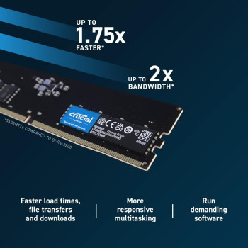 Оперативная память DRAM Crucial CT16G56C46U5 16GB DDR5 5600MHz Цвет:черный