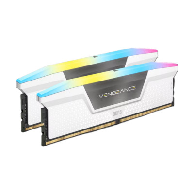 Оперативная память DRAM Corsair VENGEANCE RGB CMH32GX5M2E6000C36W KIT 32GB Оперативная память DRAM Corsair VENGEANCE RGB CMH32GX5M2E6000C36W KIT 32GB