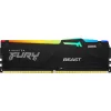 זיכרון לנייח DRAM Kingston Fury Beast RGB שחור KF560C30BBEA-16 16GB DDR5 DIMM 6000MHz CL30