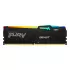זיכרון לנייח DRAM Kingston Fury Beast RGB שחור KF560C30BBEA-16 16GB DDR5 DIMM 6000MHz CL30