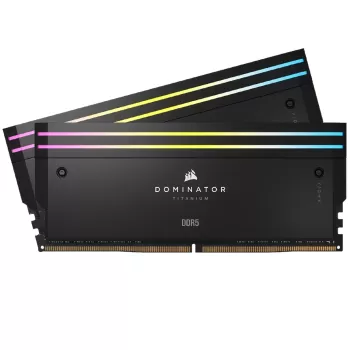 Оперативная память DRAM Corsair Dominator Titanium RGB CMP96GX5M2B6600C32 KIT 96GB (2x48GB) DDR5 6600MHz CL32 Цвет:чёрный