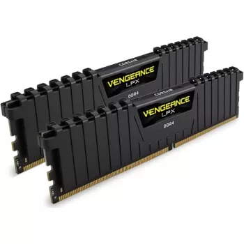 זיכרון לנייח DRAM Corsair Vengeance LPX CMK16GX4M2A2666C16 KIT 16GB (2X8GB) DDR4 DIMM 2666MHz CL16 1.2V צבע שחור מצב:משומש