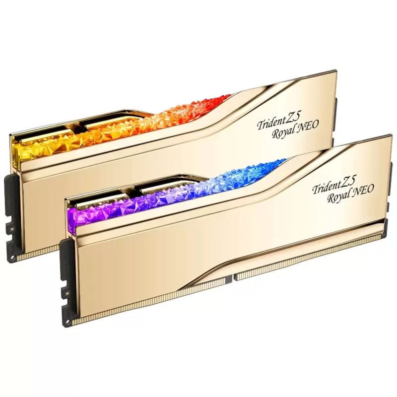 Desktop Memory DRAM G.Skill Trident Z5 Royal gold 6400J3039G16GX2-TR5NG KIT 32GB (2x16GB) DDR5 DIMM 6400MHz CL30 1.4V