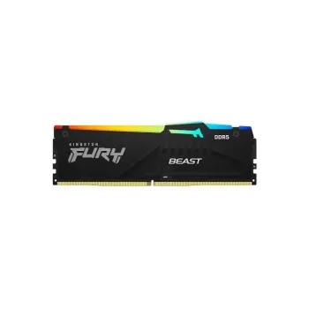 זיכרון לנייח DRAM Kingston FURY Beast RGB KF556C36BBEA-32 32GB DDR5 DIMM 5600MHz 36 1.25V צבע שחור זיכרון לנייח DRAM Kingston FURY Beast RGB KF556C36BBEA-32 32GB DDR5 DIMM 5600MHz 36 1.25V צבע שחור