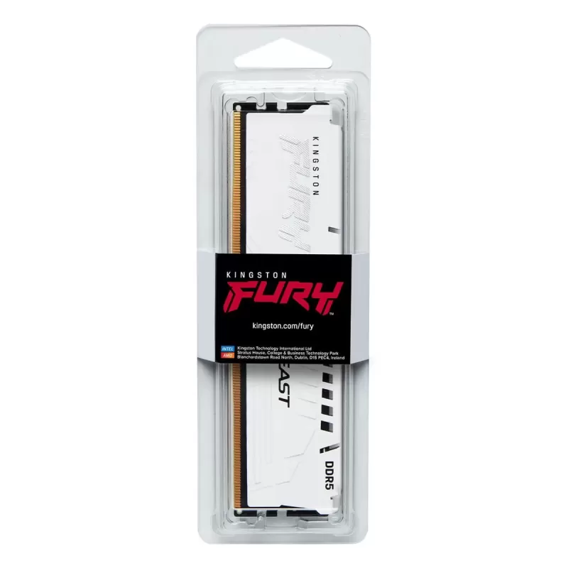 Memory Kingston FURY Beast KF560C36BWE2-16 16GB DDR5 6000MHz 1.35V Color:white Memory Kingston FURY Beast KF560C36BWE2-16 16GB DDR5 6000MHz 1.35V Color:white