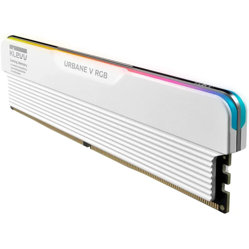 Desktop Memory DRAM Klevv Urbane V RGB 32GB (2x16GB) DDR5 6000MHz CL28 white KD5AGUA80-60B280M 32GB DDR5 6000MHz