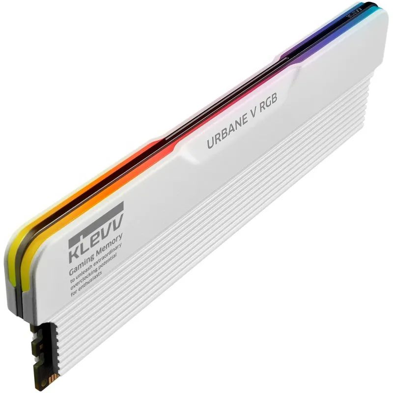 Desktop Memory DRAM Klevv Urbane V RGB 32GB (2x16GB) DDR5 6000MHz CL28 white KD5AGUA80-60B280M 32GB DDR5 6000MHz