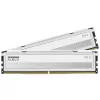 זיכרון לנייח DRAM Klevv DDR5 32GB (2x16GB) 6000 CL30 FIT V White KD5AGU880-60A300F KIT 32GB (2x16GB) DDR5 6000MHz CL30 צבע לבן