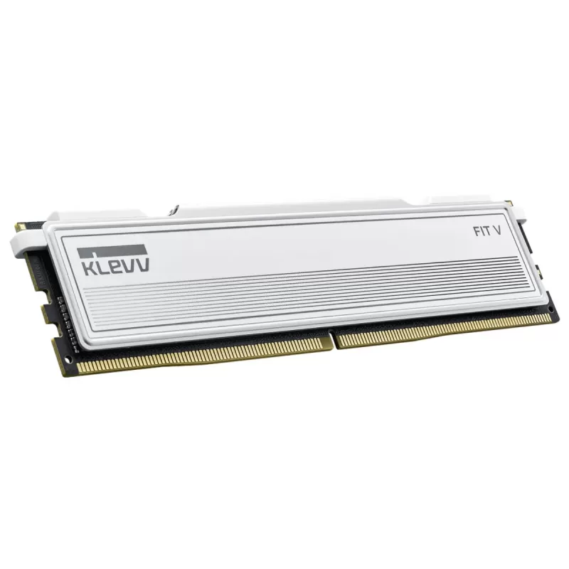 זיכרון לנייח DRAM Klevv DDR5 32GB (2x16GB) 6000 CL30 FIT V White KD5AGU880-60A300F KIT 32GB (2x16GB) DDR5 6000MHz CL30 צבע לבן