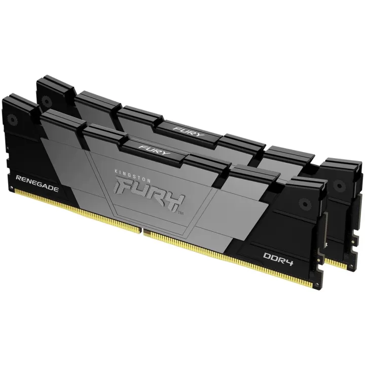 זיכרון לנייח DRAM Kingston FURY Renegade DDR4 16GB Kit (2x8) 3600MHz CL16 שחור KF436C16RB2K2/16 16GB DDR4 3600MHz