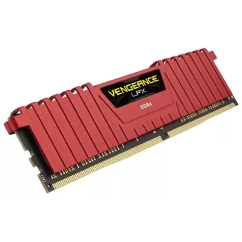 זיכרון לנייח DRAM Corsair Vengeance LPX CMK32GX4M2B3200C16R KIT 32GB (2x16GB) DDR4 3200MHz 1.35V צבע אדום