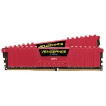 זיכרון לנייח DRAM Corsair Vengeance LPX CMK32GX4M2B3200C16R KIT 32GB (2x16GB) DDR4 3200MHz 1.35V צבע אדום