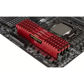 Desktop Memory DRAM Corsair Vengeance LPX CMK32GX4M2A2666C16R KIT 32GB (2x16GB) DDR4 DIMM 2666MHz 1.2V Color:red