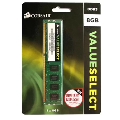 Оперативная память DRAM Corsair VALUE SELECT CMV8GX3M1A1333C9 8GB DDR3 1333MHz