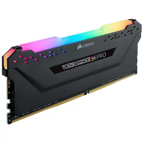 זיכרון לנייח DRAM Corsair VENGEANCE RGB PRO CMW32GX4M4D3600C18 KIT 32GB (4X8GB) DDR4 3600MHz 1.35V צבע שחור
