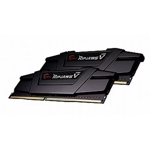 Desktop Memory DRAM G.Skill Ripjaws V F4-3200C16D-64GVK KIT 64GB (2X32GB) DDR4 DIMM 3200MHz CL16-18-18-38 OEM, no package Color:black