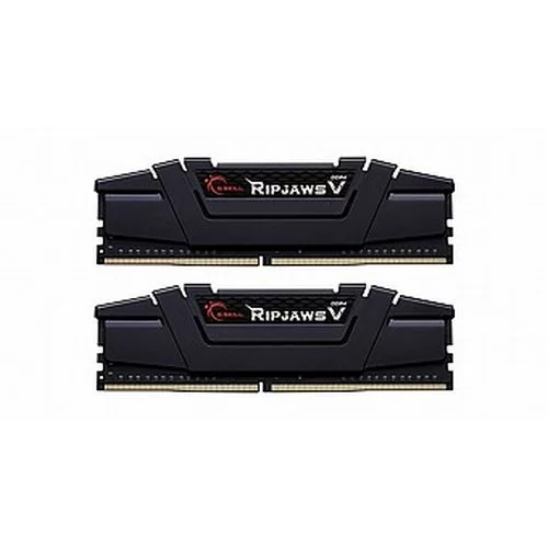 Desktop Memory DRAM G.Skill Ripjaws V F4-3200C16D-64GVK KIT 64GB (2X32GB) DDR4 DIMM 3200MHz CL16-18-18-38 OEM, no package Color:black
