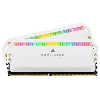 Desktop Memory DRAM Corsair DOMINATOR PLATINUM RGB CMT32GX4M4K4000C19W KIT 32GB (4X8GB) DDR4 DIMM 4000MHz CL19 Color:white