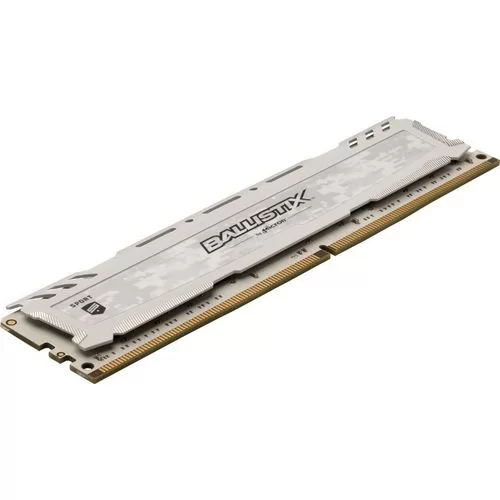 Оперативная память DRAM Crucial Ballistix Sport LT White BLS16G4D32AESC 16GB DDR4 DIMM 3200MHz CL16 Цвет:белый Оперативная память DRAM Crucial Ballistix Sport LT White BLS16G4D32AESC 16GB DDR4 DIMM 3200MHz CL16 Цвет:белый