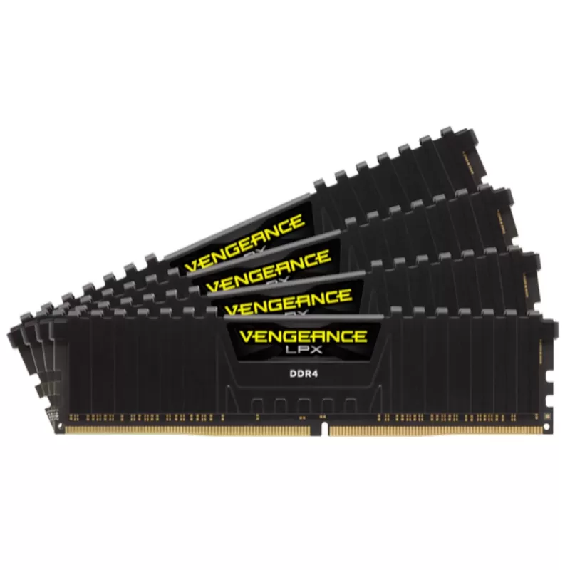זיכרון לנייח DRAM Corsair VENGEANCE LPX CMK128GX4M4D3000C16 KIT 128GB (4x32GB) DDR4 DIMM 3000MHz CL16