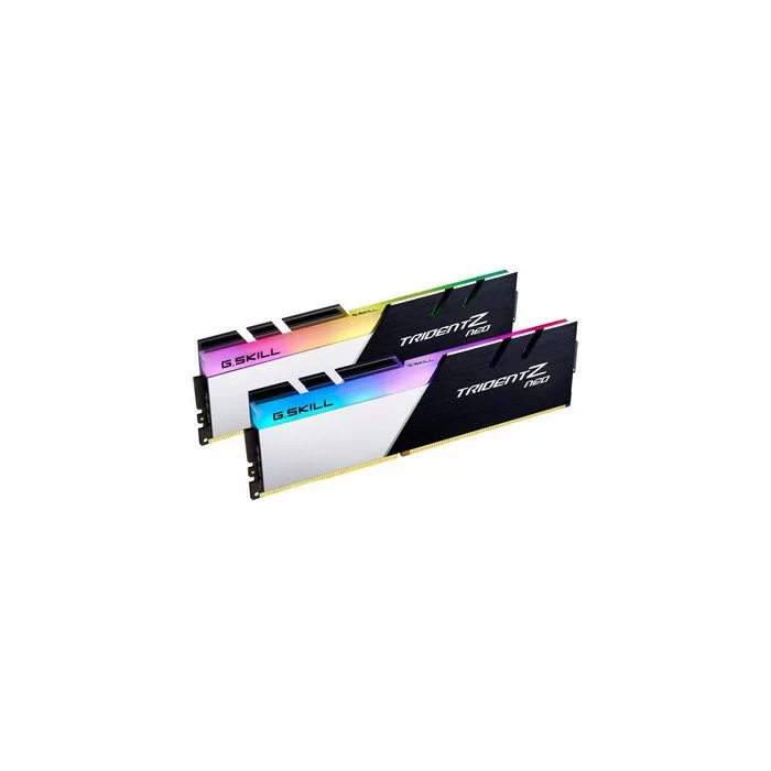 Desktop Memory DRAM G.Skill Trident Z Neo F4-3600C16D-64GTZN KIT 64GB (2X32GB) DDR4 DIMM 3600MHz 16-22-22-42 1.2V OEM, no package Color:black, silver Desktop Memory DRAM G.Skill Trident Z Neo F4-3600C16D-64GTZN KIT 64GB (2X32GB) DDR4 DIMM 3600MHz 16-22-22-42 1.2V OEM, no package Color:black, silver