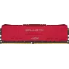 Desktop Memory DRAM Crucial Ballistix BL8G36C16U4R 8GB DDR4 DIMM 3600MHz CL16 Color:red