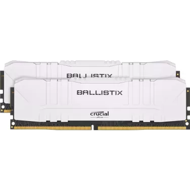 Оперативная память DRAM Crucial Ballistix BL2K16G32C16U4W KIT 32GB (2x16GB) DDR4 DIMM 3200MHz CL16 Цвет:белый Оперативная память DRAM Crucial Ballistix BL2K16G32C16U4W KIT 32GB (2x16GB) DDR4 DIMM 3200MHz CL16 Цвет:белый