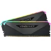 Оперативная память DRAM Corsair VENGEANCE RGB RT CMN64GX4M2Z3200C16 KIT 64GB (2X32GB) DDR4 DIMM 3200MHz 16-20-20-38 Цвет:чёрный