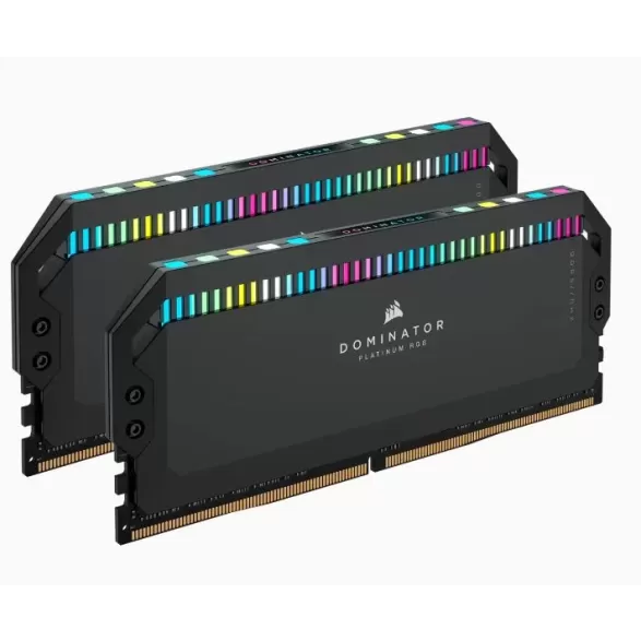 Оперативная память DRAM Corsair DOMINATOR PLATINUM CMT64GX5M2B5600C40 KIT 64GB (2X32GB) DDR5 DIMM 5600MHz 40-40-40-77 Цвет:чёрный