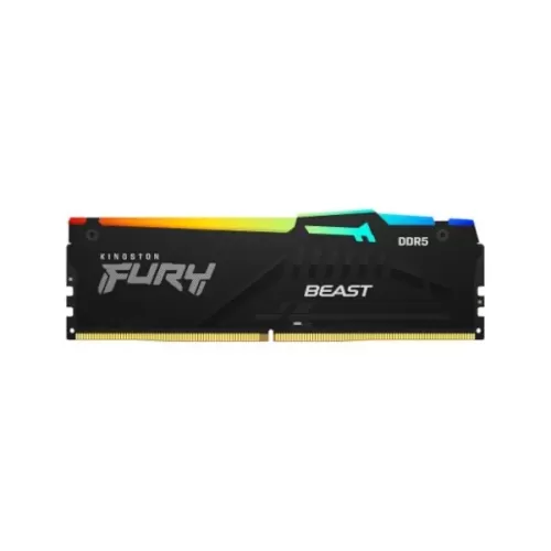 Desktop Memory DRAM Kingston Fury Beast RGB KF556C40BBA-16 16GB DDR5 DIMM 5600MHz CL40 1.25V Color:black