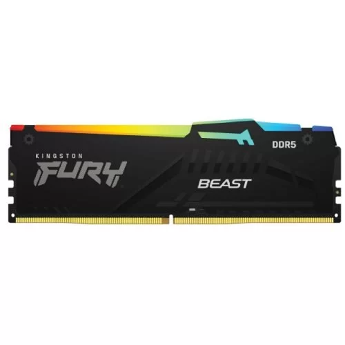 Desktop Memory DRAM Kingston Fury Beast RGB KF556C40BBA-16 16GB DDR5 DIMM 5600MHz CL40 1.25V Color:black