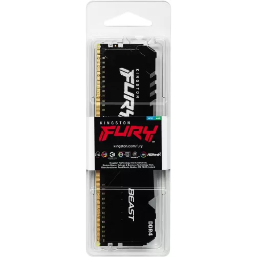 Оперативная память DRAM Kingston FURY Beast KF436C18BBA/16 16GB DDR4 DIMM 3600MHz CL18