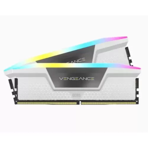 Desktop Memory DRAM Corsair Vengeance RGB CMH32GX5M2B5600C40W KIT 32GB (2x16GB) DDR5 DIMM 5600MHz CL40 Color:white