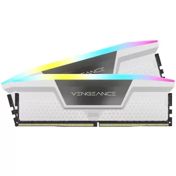 Desktop Memory DRAM Corsair Vengeance RGB CMH32GX5M2B5600C40W KIT 32GB (2x16GB) DDR5 DIMM 5600MHz CL40 Color:white Desktop Memory DRAM Corsair Vengeance RGB CMH32GX5M2B5600C40W KIT 32GB (2x16GB) DDR5 DIMM 5600MHz CL40 Color:white