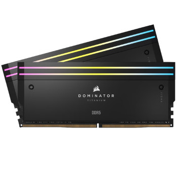 זיכרון לנייח DRAM Corsair DOMINATOR TITANIUM RGB CMP32GX5M2B6000C30 KIT 32GB