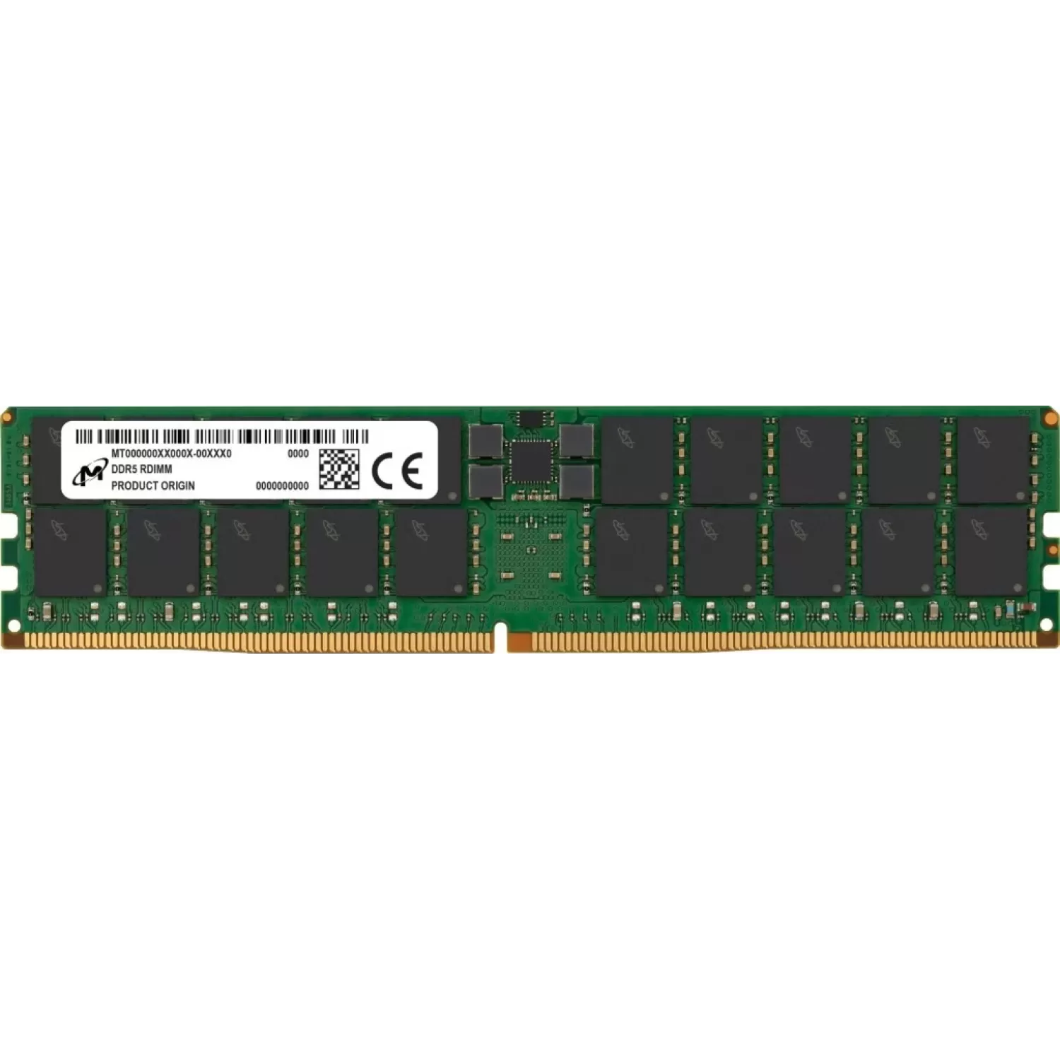 Оперативная память DRAM Micron MTC40F204WS1RC48BB1R 96GB DDR5 RDIMM ECC 4800MHz