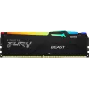 זיכרון לנייח DRAM Kingston Fury Beast RGB KF560C36BBEA-32 32GB DDR5 DIMM 6000MHz CL36 1.35V צבע שחור