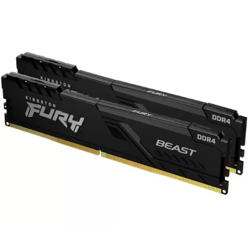 Оперативная память DRAM Kingston Fury Beast KF560C36BBE2K2-32 KIT 32GB (2x16GB) DDR5 DIMM 6000MHz CL40 AMD EXPO v1.1, Intel XMP 3.0 Цвет:чёрный