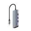 תחנת עגינה CUDY 4K-60Hz HDMI 100W PD & 6-IN-1 USB-C Hub with GbE Docking Station UH606