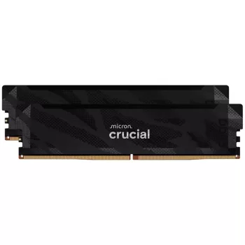 זיכרון Crucial Pro Overclocking CP2K16G64C32U5B KIT 32GB (2x16GB) DDR5 6400MHz צבע שחור זיכרון Crucial Pro Overclocking CP2K16G64C32U5B KIT 32GB (2x16GB) DDR5 6400MHz צבע שחור
