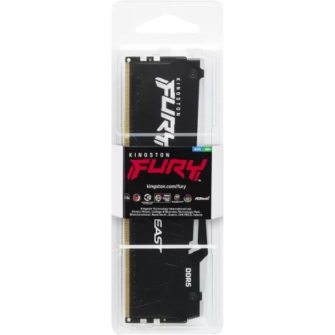 זיכרון Kingston Fury Beast 2X16 INTEL KF564C32BBEK2-32 KIT 32GB - 2x16 (Dual) DDR5 6400MHz 32 1.4V צבע שחור